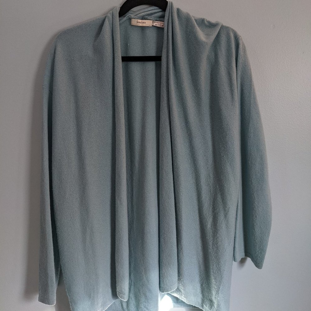 Neiman Marcus Cashmere Open Cardigan